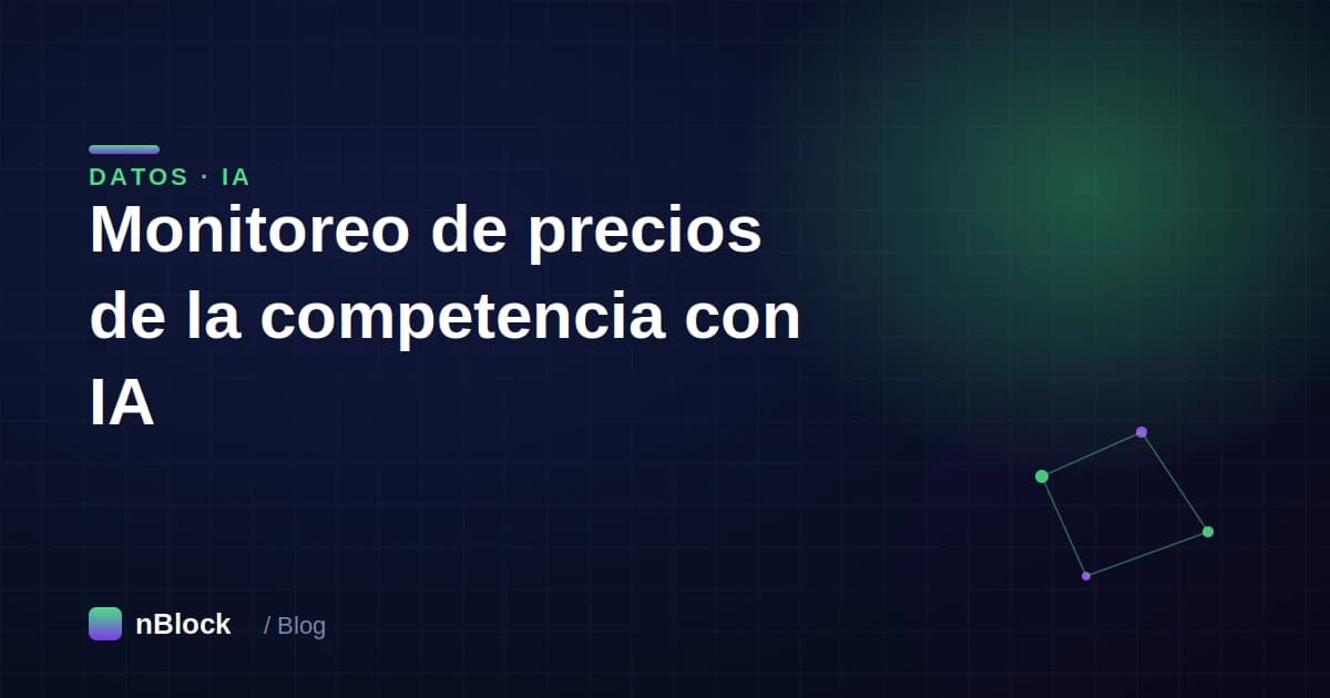 Monitoreo de precios de la competencia con IA: guía práctica para distribuidores