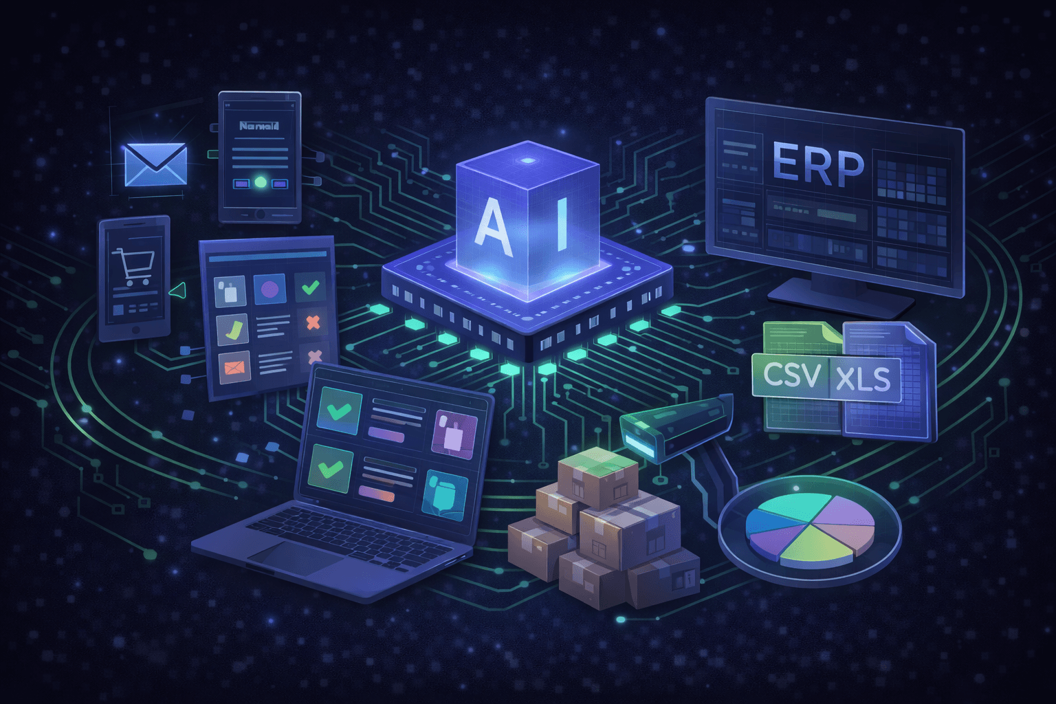 Recepción de Pedidos con IA: automatización de extremo a extremo e integración ERP